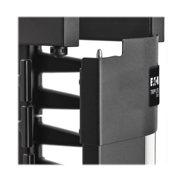Tripp Lite series High-Capacity Vertical Cable Manager - Deep Double Finger Duct with Cover, Single Sided, 6 in. Wide, Black, 7 ft. (2.2 m)