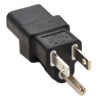 Tripp Lite series Computer Power Cord Adapter, NEMA 5-15P to C13 - 15A, 125V, Black