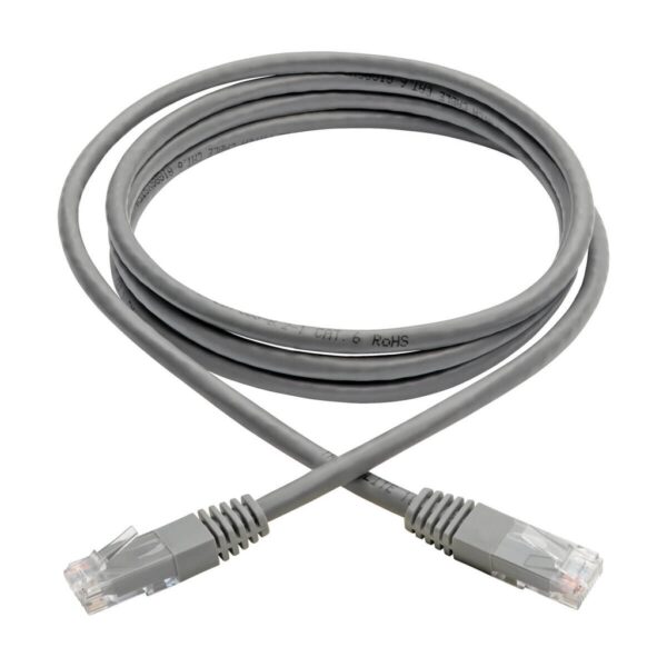 007c16fe01afde76e40b7323fc479321 Tripp Lite series Cat6 Gigabit Molded (UTP) Ethernet Cable (RJ45 M/M), PoE, Gray, 6 ft. (1.83 m)