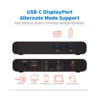 Tripp Lite series 2-Port USB-C KVM Dock - 4K HDMI, USB 3.2 Gen 1, USB-A Hub, Remote Selector, 85W PD Charging, Black, TAA