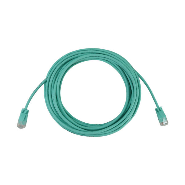 Tripp Lite series Cat6a 10G Snagless Molded Slim UTP Ethernet Cable (RJ45 M/M), PoE, Aqua, 15 ft. (4.6 m)
