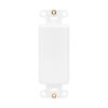 00f53b89d5e74b922be4f53b871c181a Tripp Lite series Center Plate Insert, Decora Style - Vertical, Blank, TAA