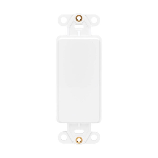 00f53b89d5e74b922be4f53b871c181a Tripp Lite series Center Plate Insert, Decora Style - Vertical, Blank, TAA