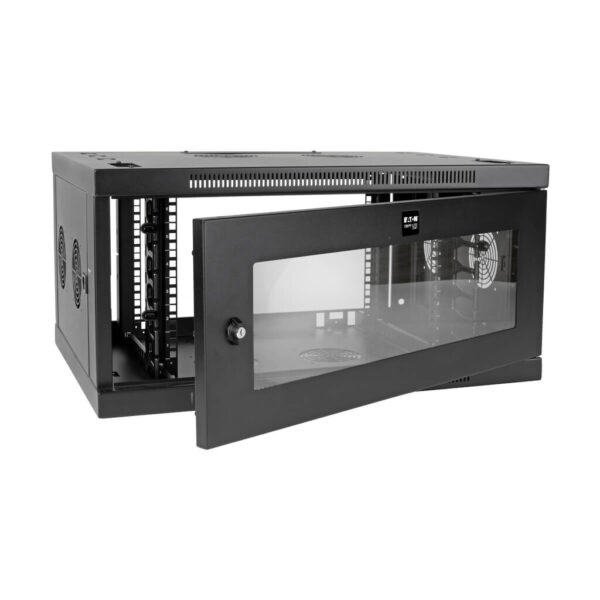 00f5cf04292c93cc64f05a8dc1c2d956 Tripp Lite series SmartRack 6U Low-Profile Switch-Depth-Plus Wall-Mount Mini Rack Enclosure, Wide, Acrylic Window