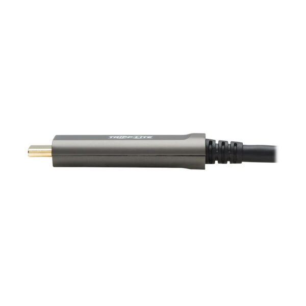 011886ed33b869fd790ed1464bf5b5a8 Tripp Lite series USB-C AOC Cable (M/M) - USB 3.2 Gen 2 (10 Gbps) Plenum-Rated Fiber Active Optical Cable - Data Only, Black, 10 m (33 ft.)