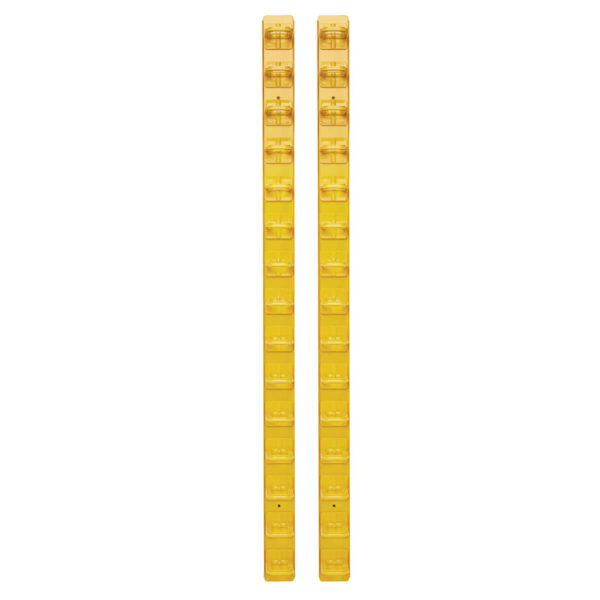 Tripp Lite series Vertical Cable Manager - Flexible Rings, Yellow, 6 ft. (1.8 m)
