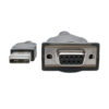 Tripp Lite series USB to Null Modem Serial FTDI Adapter Cable with COM Retention (USB-A to DB9 M/F), 18-in. (45.72 cm)