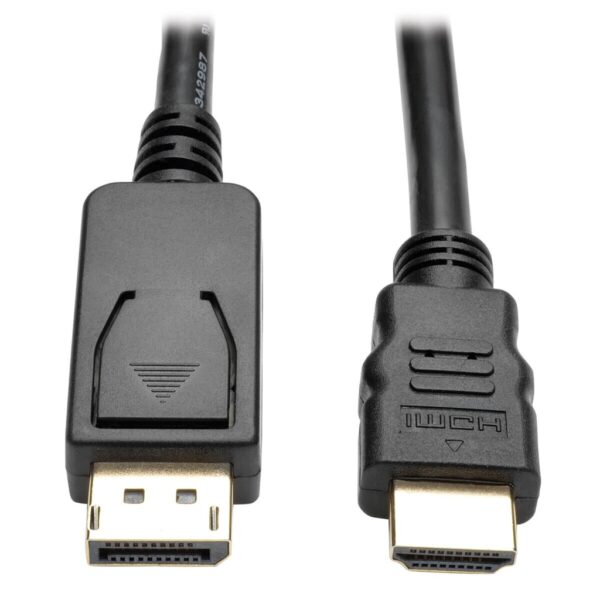 Tripp Lite series DisplayPort 1.2 to HDMI Adapter Cable (DP with Latches to HDMI M/M), 4K, 3 ft. (0.9 m)