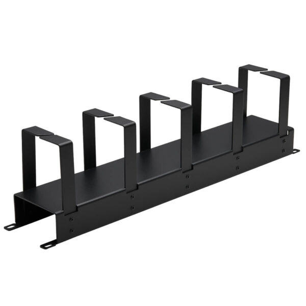 013ec63a3e67d6084d33b0da466d3a52 Tripp Lite series Horizontal Cable Manager - Metal Rings, Black, 2U