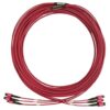 015aa674b0f87325c8639f77d9be905e Tripp Lite series 40/100/400G Multimode 50/125 OM4 Fiber Optic Cable (3x8F MTP/MPO-PC F/F), LSZH, Magenta, 23 m (75.5 ft.)