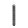 Tripp Lite series Safe-IT 6-Outlet Surge Protector, 2 USB Charging Ports, 10 ft. Cord, 5-15P Plug, 990 Joules, Antimicrobial Protection, Black