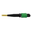 Tripp Lite series 40/100G Singlemode 9/125 OS2 Fiber Optic Cable (3x8F MTP/MPO-APC F/F), LSZH, Yellow, 30 m (98 ft.)
