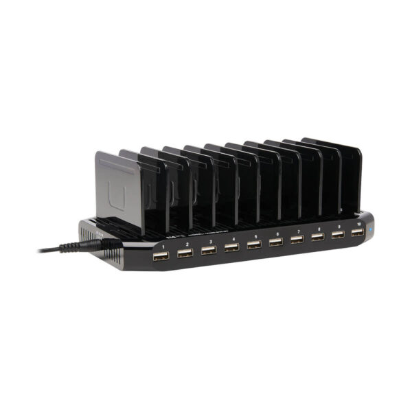 01a49827752706820adedc112221b5bb Tripp Lite series 10-Port USB Charging Station with Adjustable Storage, 12V 8A (96W) USB Charger Output