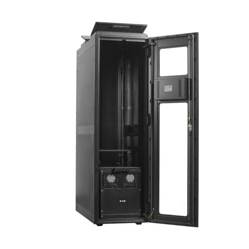 Eaton SmartRack Self-Cooling 42U Server Rack Enclosure with Single-Phase 5.5 kW (18,766 BTU) Cooling Unit, 208V, 60 Hz