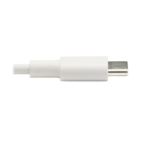 Tripp Lite series USB-C to Lightning Sync/Charge Cable (M/M), MFi Certified, White, 3 ft. (0.9 m)
