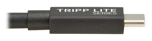 Tripp Lite series USB4 40Gbps Cable (M/M) - USB-C, 8K 60 Hz, 240W EPR Charging, Black, 1.2 m (4 ft.)