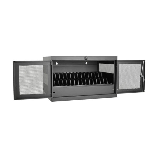 01e27642ac114ea150796ec2eae0df7a Tripp Lite series Multi-Device Charging Station, 16 AC Outlets, Chromebooks and Laptops, Wall-Mount and Cart Options, Black