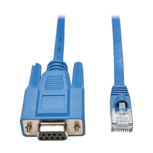 Tripp Lite series RJ45 to DB9F Cisco Serial Console Port Rollover Cable, 6 ft. (1.83 m)