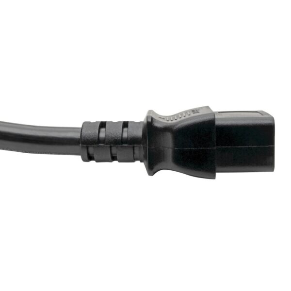 021c8b186784bbff9d5705107301f4c4-1 Tripp Lite series Power Extension Cord, C19 to C20 - Heavy-Duty, 20A, 250V, 12 AWG, 2 ft. (0.61 m), Black