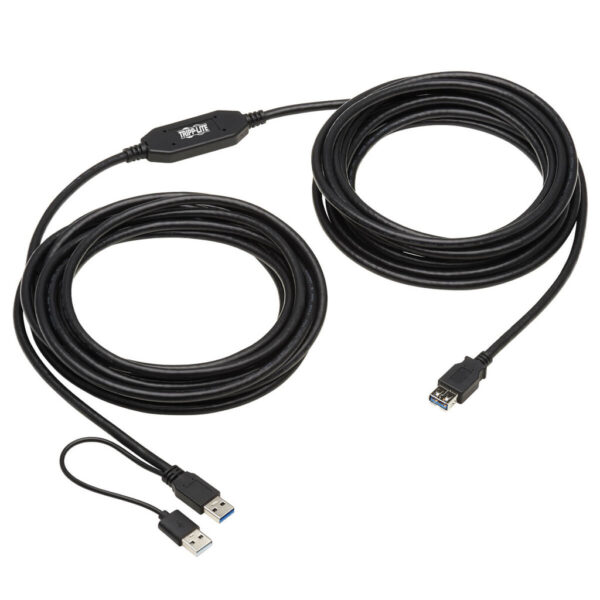 Tripp Lite series USB 3.2 Gen 1 Active Extension Repeater Cable (A M/F), 10 m (32.8 ft.)