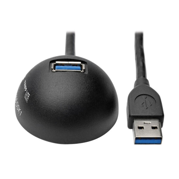 Tripp Lite series 1-Port USB 3.0 SuperSpeed Desktop Extension Cable (A M/F), 6 ft. (1.83 m) - U324-006-DSK1
