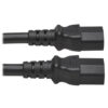 Tripp Lite series Splitter Cable, Heavy-Duty, C20 to 2x C13 - 15A, 100-250V, 14 AWG, 2 ft. (0.61 m), Black