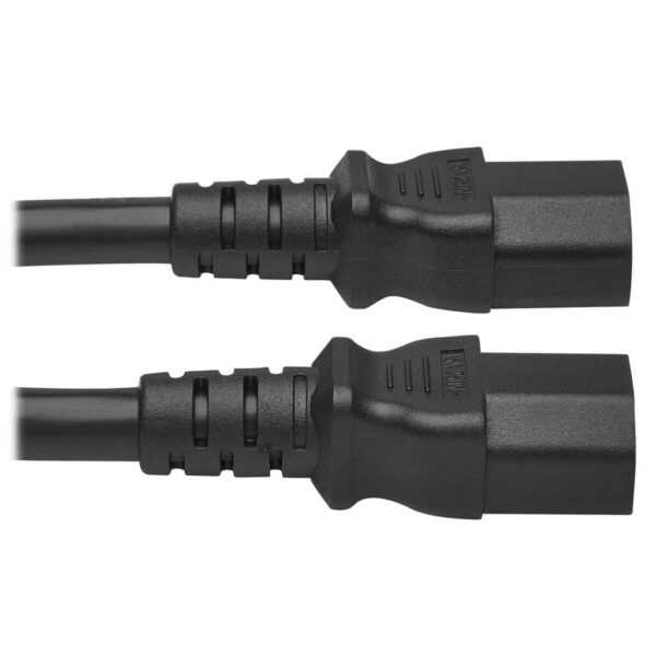 Tripp Lite series Splitter Cable, Heavy-Duty, C20 to 2x C13 - 15A, 100-250V, 14 AWG, 2 ft. (0.61 m), Black