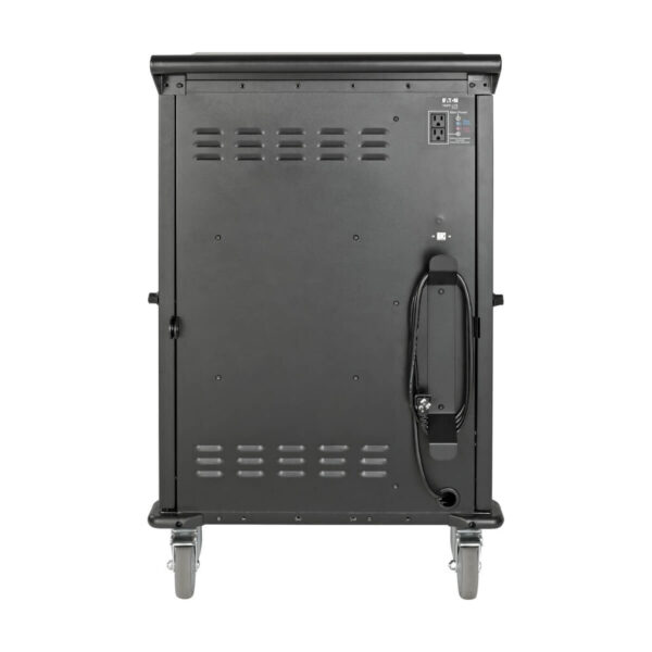 027e764dc68cf652a08b70eff231af4c Tripp Lite series 45-Device AC Mobile Charging Cart - Laptops and Chromebooks, 120V, NEMA 5-15P, 10 ft. (3.05 m) Cord, Black