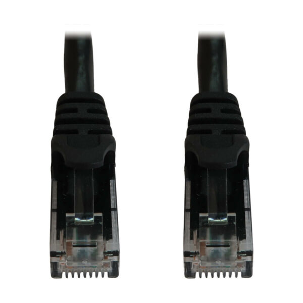 028e351b9e1995dd68908fc175197cb1-1 Tripp Lite series Cat6a 10G Snagless Molded UTP Ethernet Cable (RJ45 M/M), PoE, Black, 1 ft. (0.3 m)
