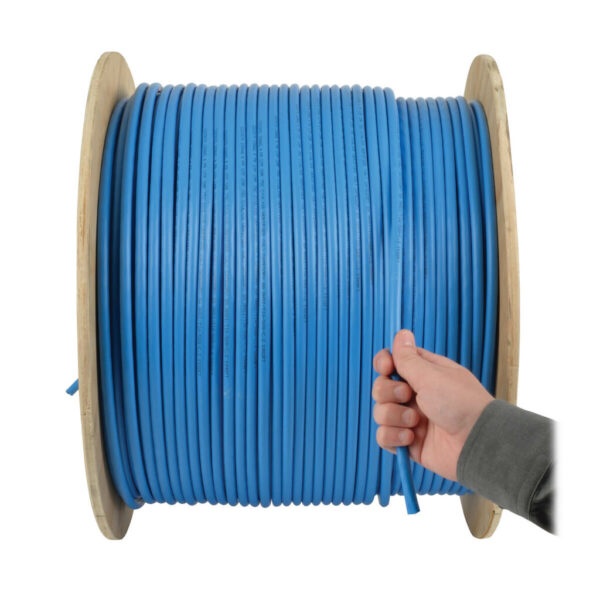 Tripp Lite series Cat5e 350 MHz Stranded-Core (UTP) PVC Bulk Ethernet Cable - Blue, 1000 ft. (304.8 m)