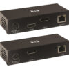 Tripp Lite series DisplayPort over Cat6 Extender Kit, Transmitter/Receiver, 4K 60 Hz, 4:4:4, Power over Cable, 230 ft. (70 m), TAA