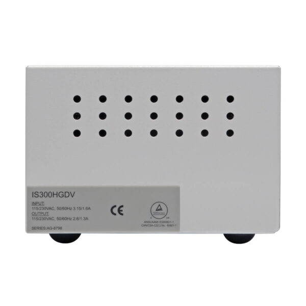 038290c93ec70f31afbcee83f7a7bdc6 Tripp Lite series Isolator Series Dual-Voltage 115/230V 300W 60601-1 Medical-Grade Isolation Transformer, C14 Inlet, 4 C13 Outlets, TAA
