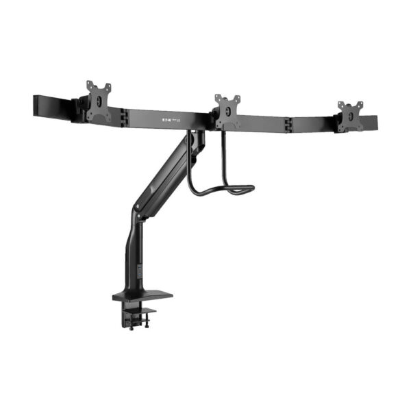Tripp Lite Safe-IT Triple-Display Desk Clamp/Grommet Mount, Gas Spring Arm, Antimicrobial Tape, for 17 to 32 in. Displays - DMPDT1732AM