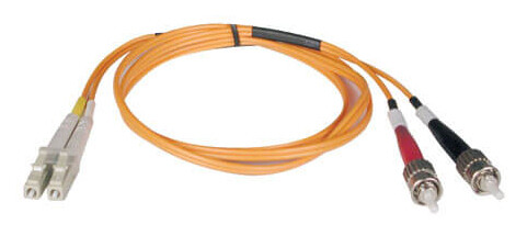 0433118ef69feb177d58eba2241490cd-2 Tripp Lite series Duplex Multimode 50/125 Fiber Patch Cable (LC/ST), 15M (50 ft.)