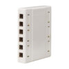 0436a2413e8df017c77c6f87e1e9be88 Tripp Lite series Surface-Mount Box for Keystone Jacks - 12 Ports, White, TAA