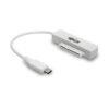 045e4fcd21d46592016676f6959b54fd Tripp Lite series USB 3.2 Gen 2 (10 Gbps) USB-C to SATA III Adapter Cable with UASP, 2.5 in. SATA Hard Drives, Thunderbolt 3 Compatible, White