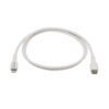 Tripp Lite series Safe-IT USB-C to Lightning Sync/Charge Antibacterial Cable (M/M), MFi Certified, White, 2 m (6.6 ft.)