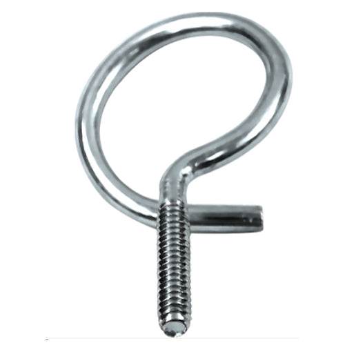 Bridle Ring W/Thread, 1" Diameter, #10-24 Metal, Screw, 100-Pack