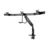Tripp Lite Safe-IT Triple-Display Desk Clamp/Grommet Mount, Gas Spring Arm, Antimicrobial Tape, for 17 to 32 in. Displays - DMPDT1732AM