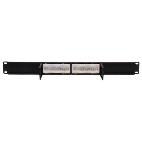 04c46fa2c1448a790d759e50de8435d6 Tripp Lite series 12-Port 1U Rack-Mount Cat6/Cat5 110 Patch Panel 568B, RJ45 Ethernet, TAA