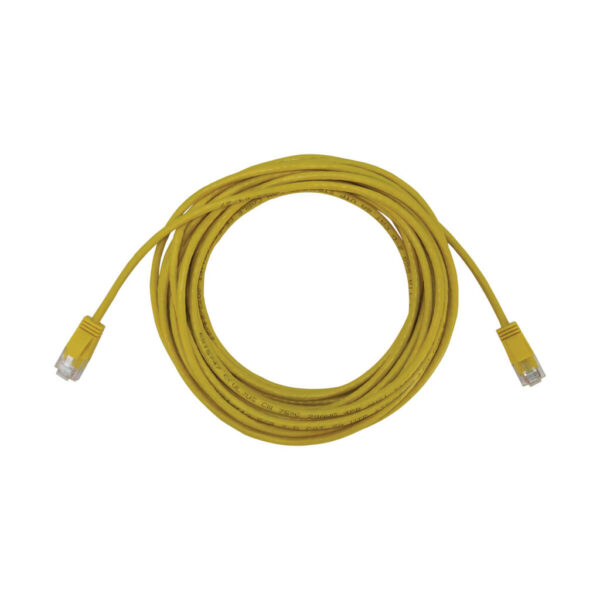 04ca48b02383585b6fd57ff9805a1e5c-2 Tripp Lite series Cat6a 10G Snagless Molded Slim UTP Ethernet Cable (RJ45 M/M), PoE, Yellow, 25 ft. (7.6 m)