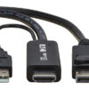 Tripp Lite series HDMI to DisplayPort Active Adapter Cable (M/M) - 4K 60 Hz, USB Power, Black, 1 m (3.3 ft.) - P567-01M-4K6