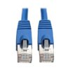 Tripp Lite series Cat6a 10G Snagless Shielded STP Ethernet Cable (RJ45 M/M), PoE, Blue, 14 ft. (4.27 m)