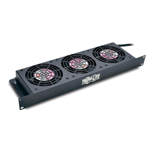 Tripp Lite series SmartRack 1U Fan Tray, 3 120V High-Performance Fans, 210 CFM, 5-15P Plug
