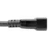 Tripp Lite series C20 to C13 Power Cord for Computer - Heavy-Duty, 15A, 100-250V, 14 AWG, 3 ft. (0.91 m), Black