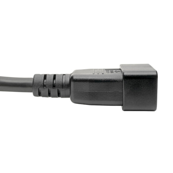 055835638f1622595a970e199bff6f05 Tripp Lite series Power Extension Cord/Splitter, 2 x C19 to C20 Y Splitter - Heavy-Duty, 20A, 250V, 12 AWG, 6 ft. (1.83 m), Black