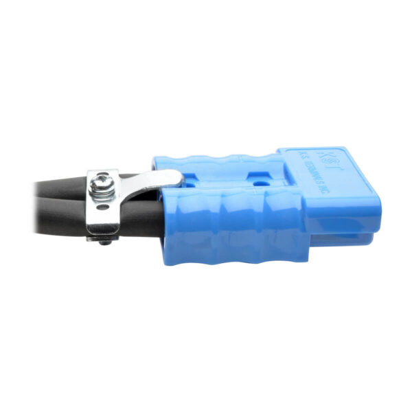 0569d0e6e80279fc3b2700afc21932b3 Tripp Lite series Extension Cable for Select Battery Packs, Blue 175A DC Connectors, 1 ft. (0.3 m)