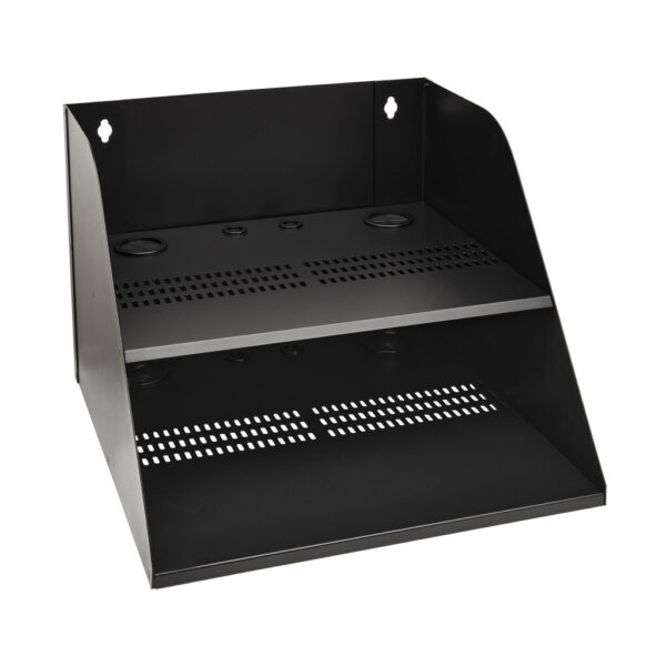 Tripp Lite series Wall-Mount Double Shelf for IT Equipment, 20 in. Wide, Up to 250 lb. (113 kg)
