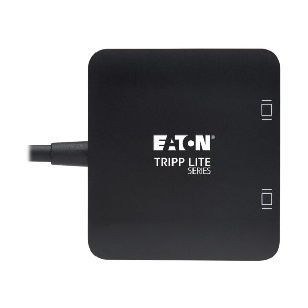 Tripp Lite series USB-C Adapter, Dual Display - 4K 60 Hz DisplayPort, 8K, HDR, 4:4:4, HDCP 2.2, DP 1.4 Alt Mode, Black