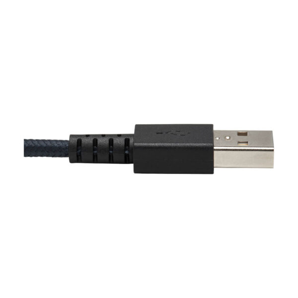 057ac87eed48aa58b264682f5596b62e Tripp Lite series Heavy-Duty USB 2.0 USB-A to Micro-B Cable - M/M, UHMWPE and Aramid Fibers, Gray, 6 ft. (1.83 m)